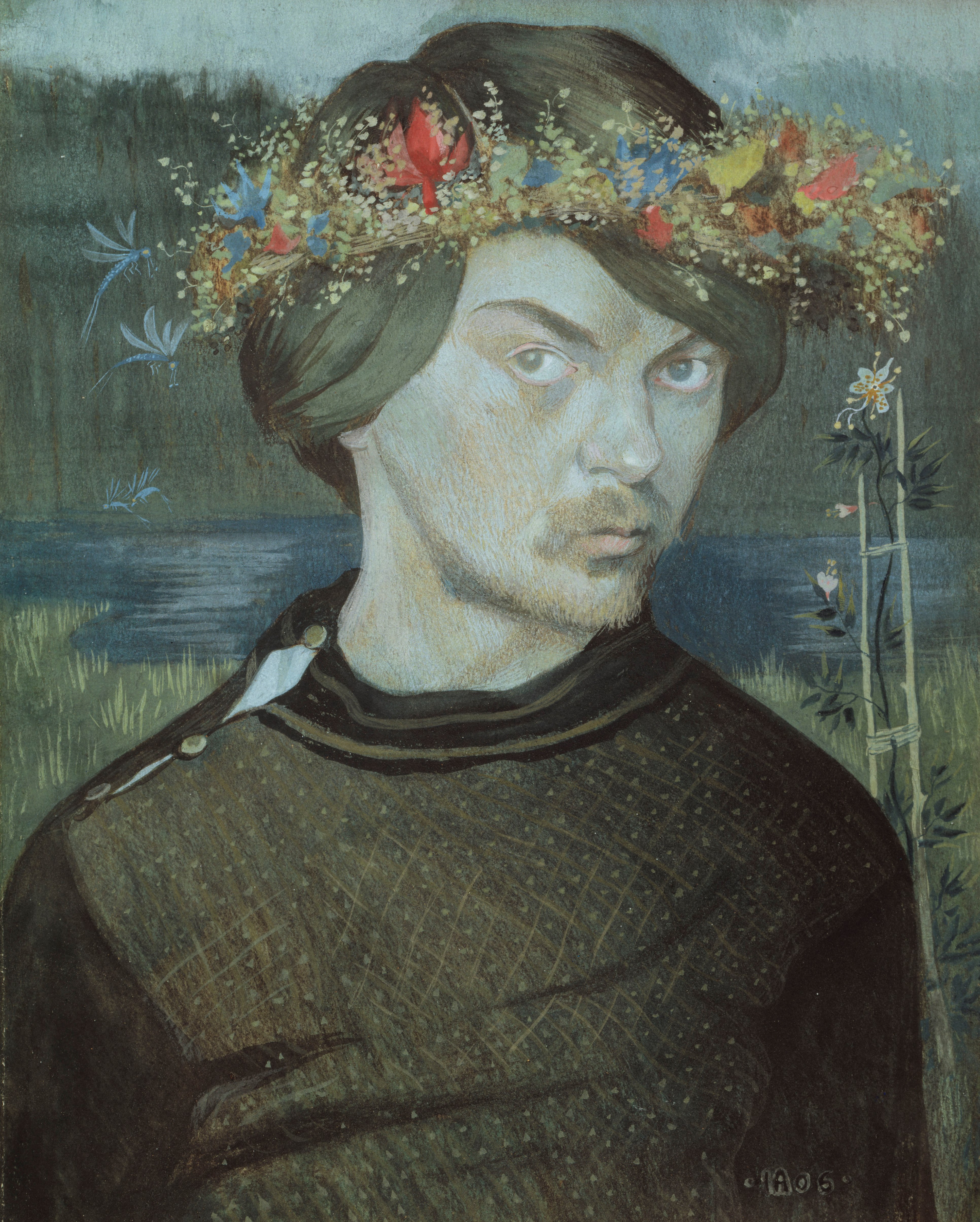 Självporträtt Ivar Arosenius Foto: Nationalmuseum / Wikimedia Commons