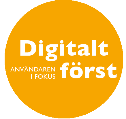 Logga för Digitalt först med användaren i fokus.