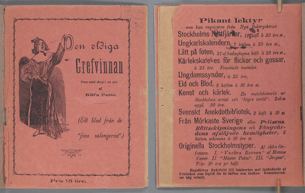 Den eldiga grefvinnan, 1893