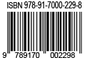 Exempel på hur ett ISBN/ISMN placeras i förhållande till en streckkod.