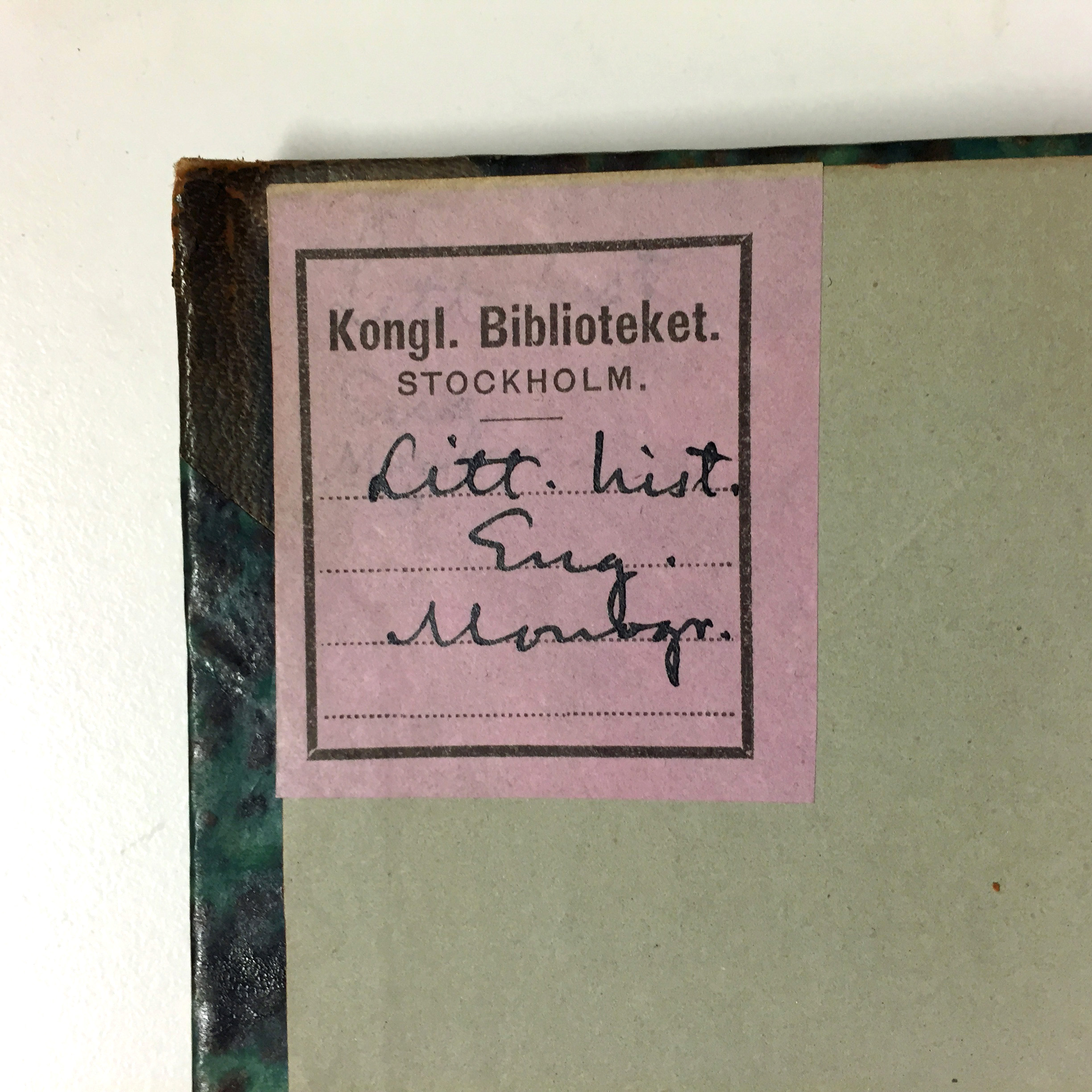 Delius, Abhandlungen, 1878, exlibris. Foto: KB.