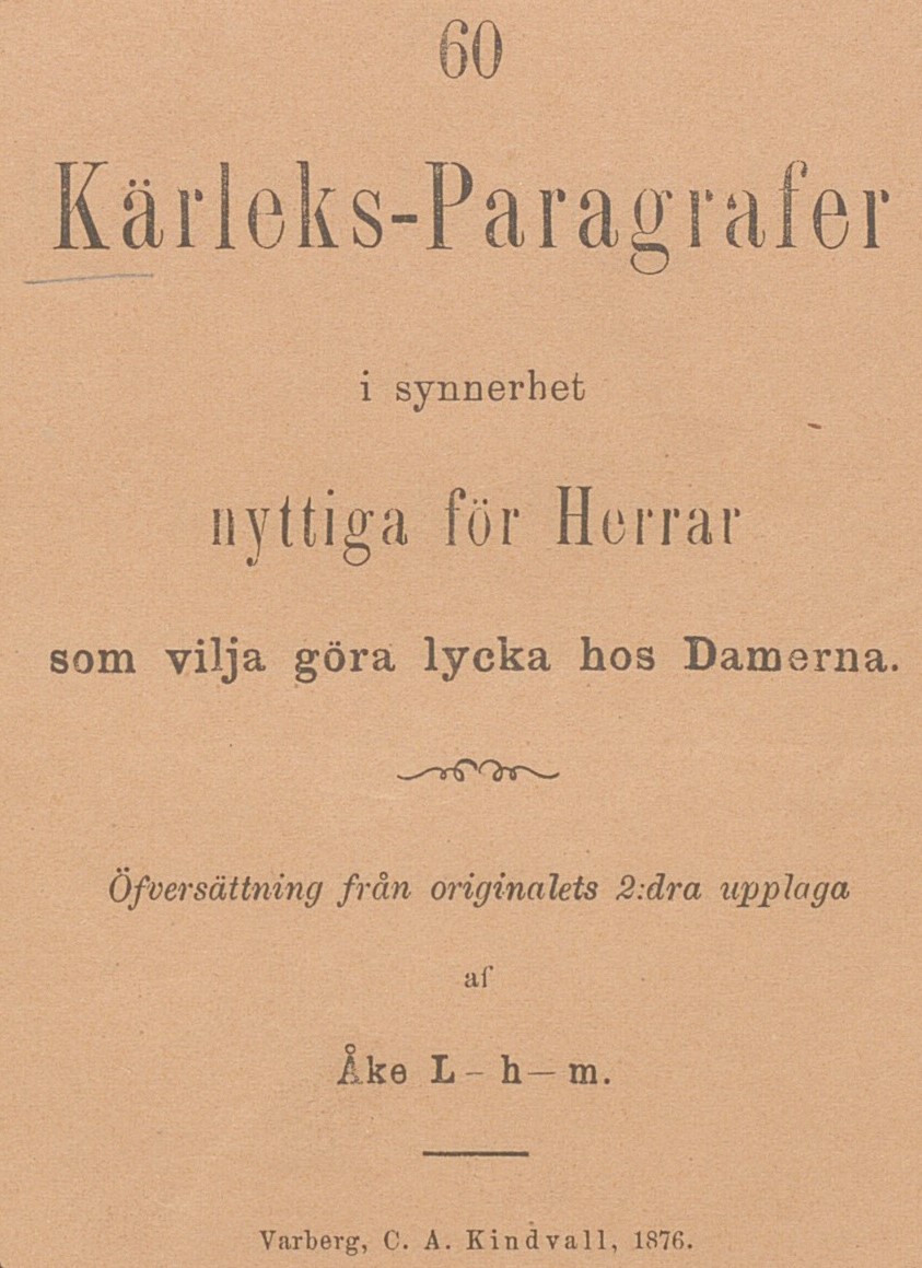 Brunaktigt broschyromslag med tryckt svart text.