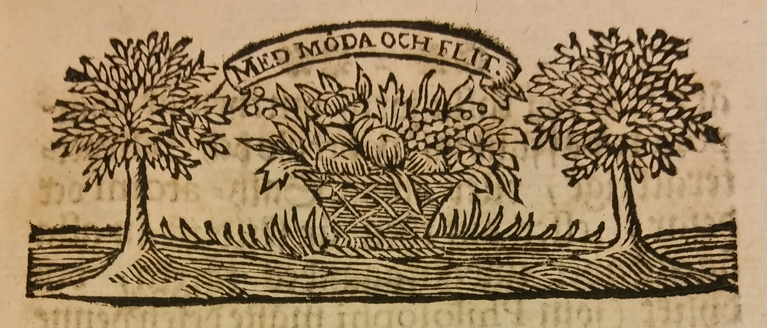 Kammecker, 1731, vinjett. Foto: KB