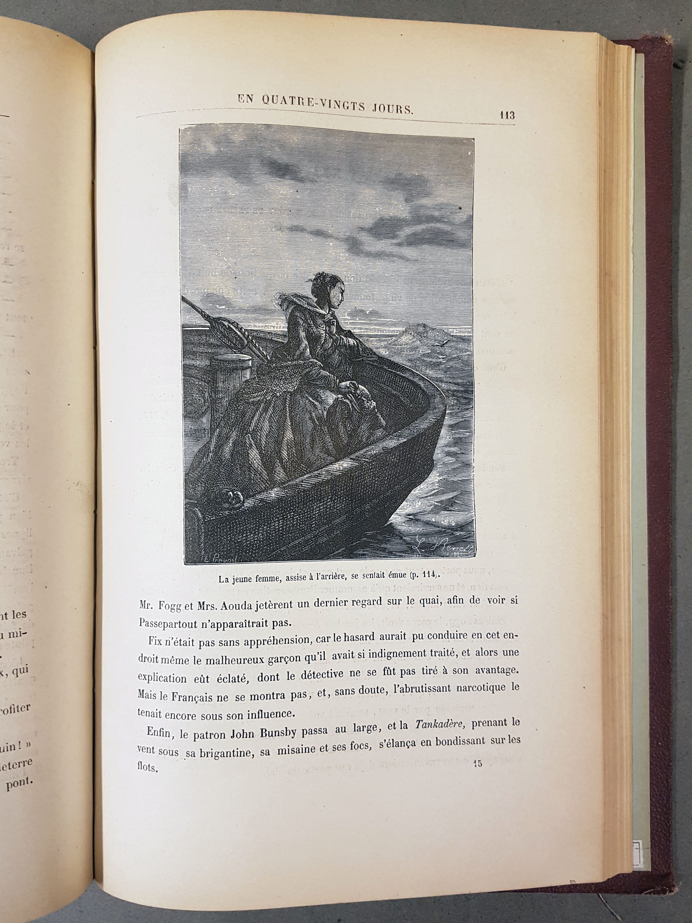 Verne, Le tour du monde 1873. Aouda. Foto: KB