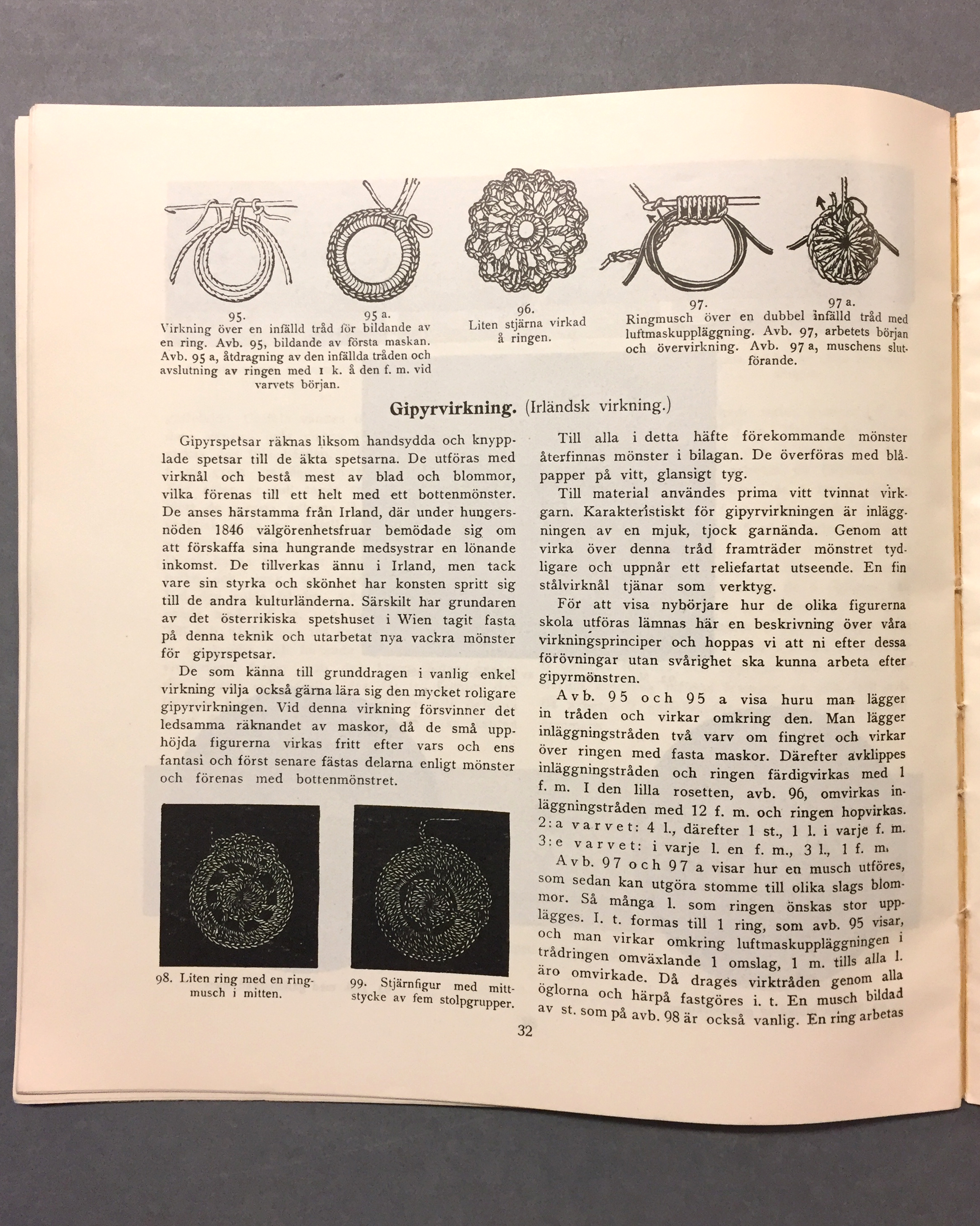 Virkning, en handledning vid inlärandet, 1923. Foto: KB