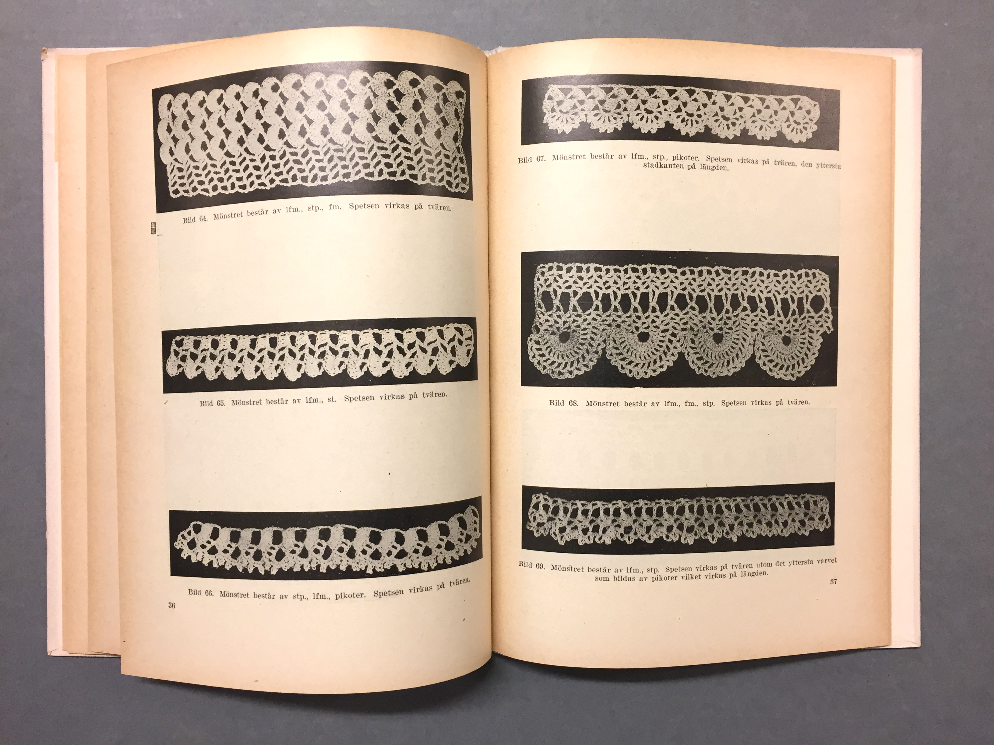 Petersson-Berg, Mormors virkbok, 1927. Foto: KB