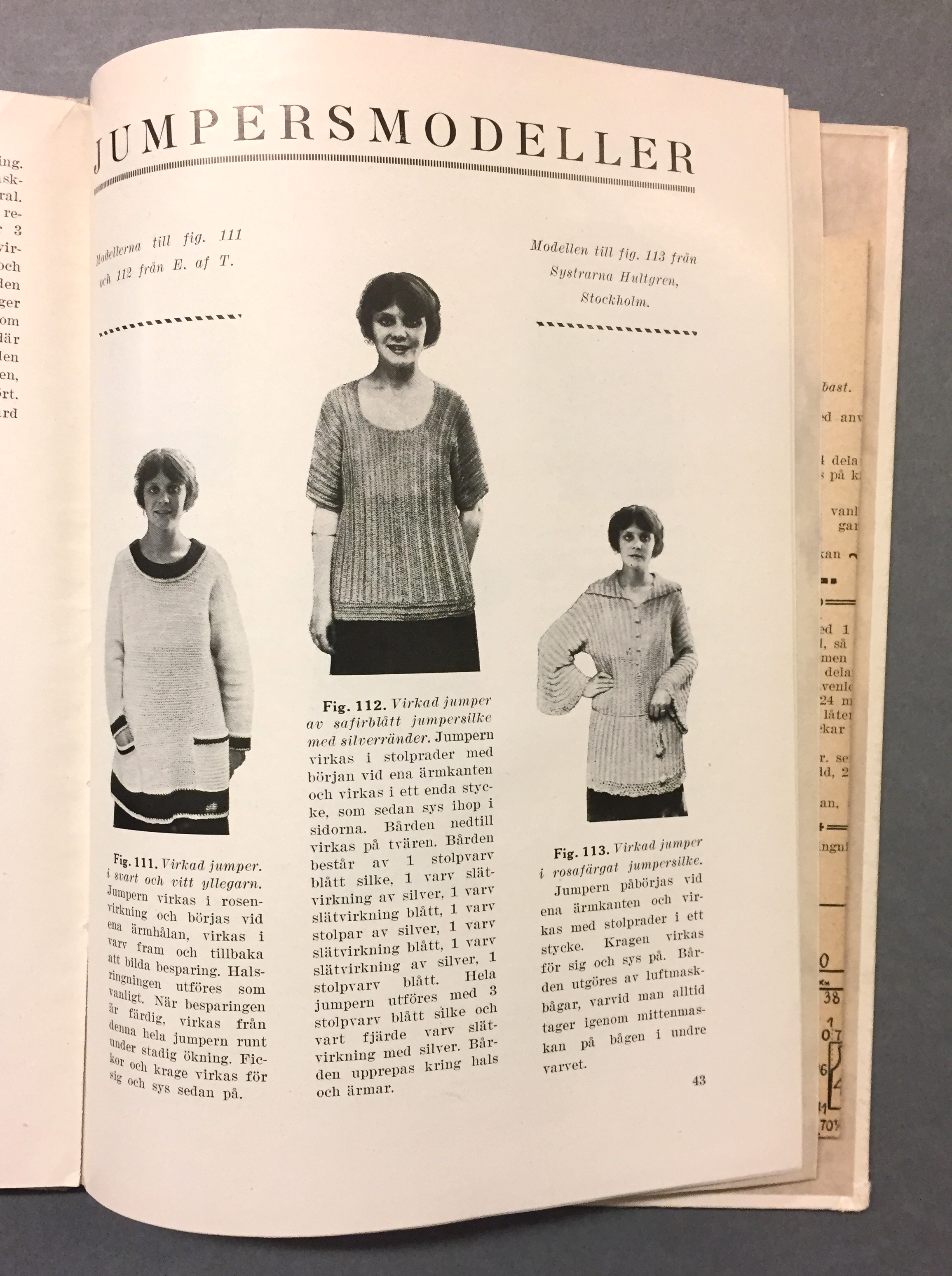 Trolle, Jumpers, 1922, jumpersmodeller. Foto: KB