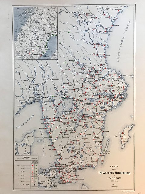 Pest och kolera i kartans värld – Kungliga biblioteket – Sveriges