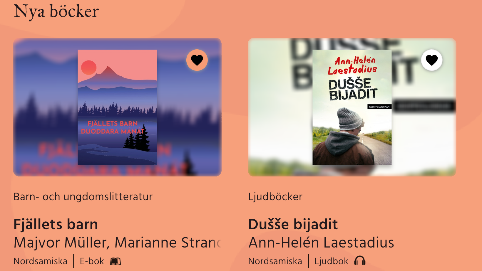 Skärmdump från appen Bläddra