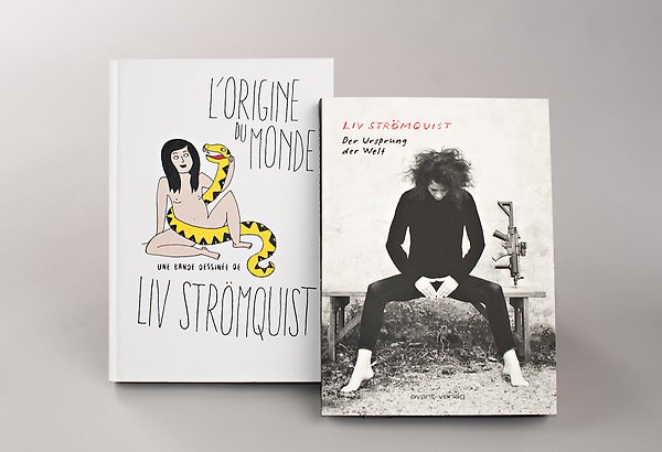 Suecanan ger inblickar i olika länders bokutformning. Liv Strömquists Kunskapens frukt (2014) är ett exempel på en bok som försetts med olika titlar och illustrationer i fransk, respektive tysk, översättning.