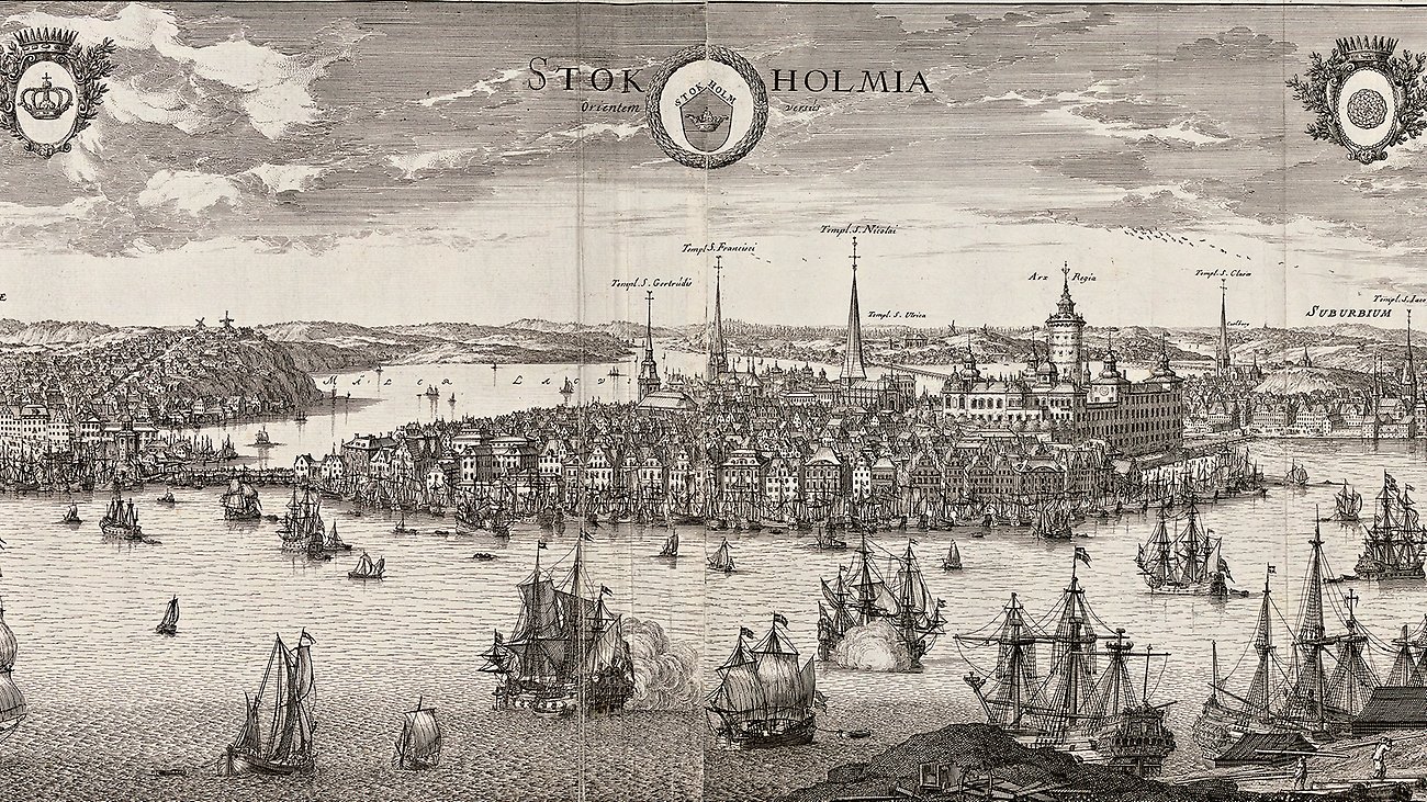 Bild ur boken Suecia Antiqua et Hodierna.