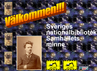 KB:s webbsida i 90-talsstil.