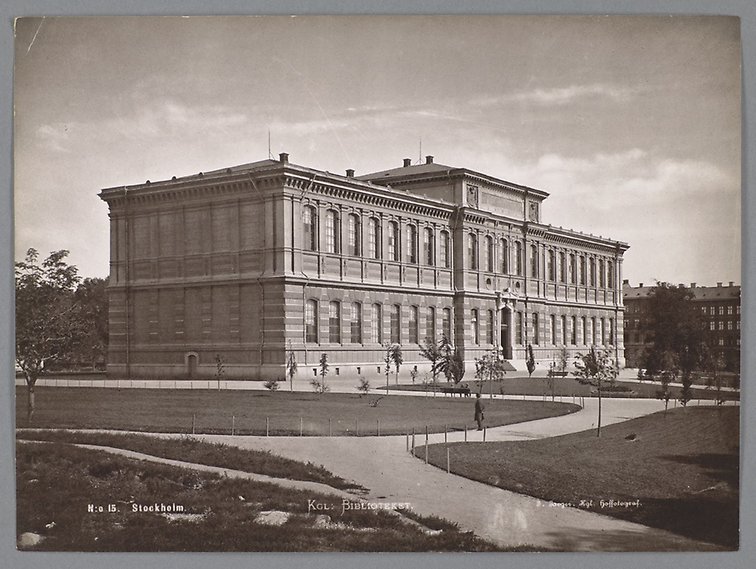 Kungliga biblioteket sett från sydväst. 